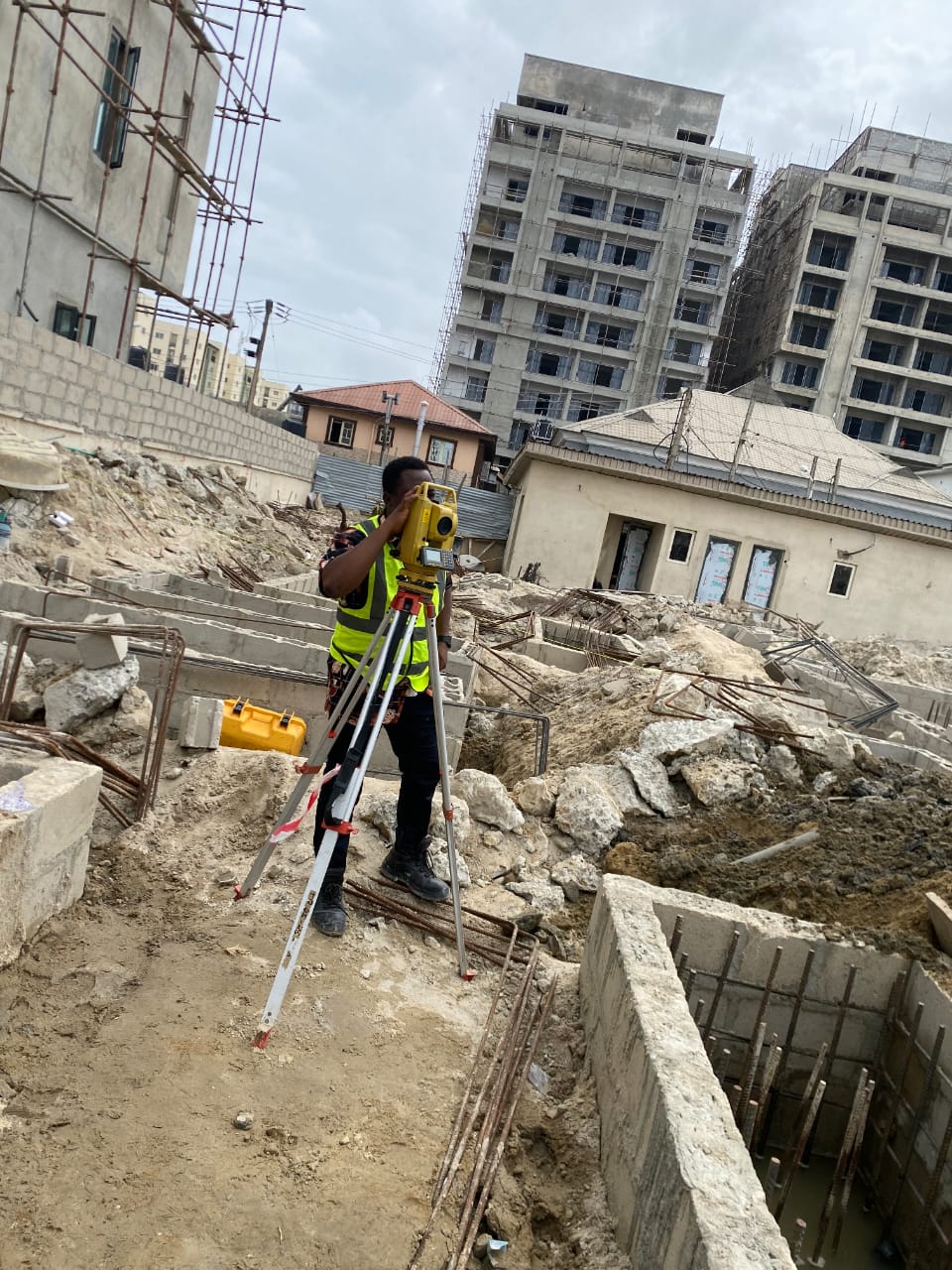 Firstline Geospatial cadastral boundary survey and demarcation work in Lagos